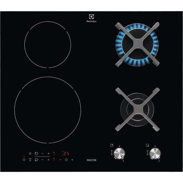 Electrolux - Płyta gazowo-indukcyjna - EGD6576NOK