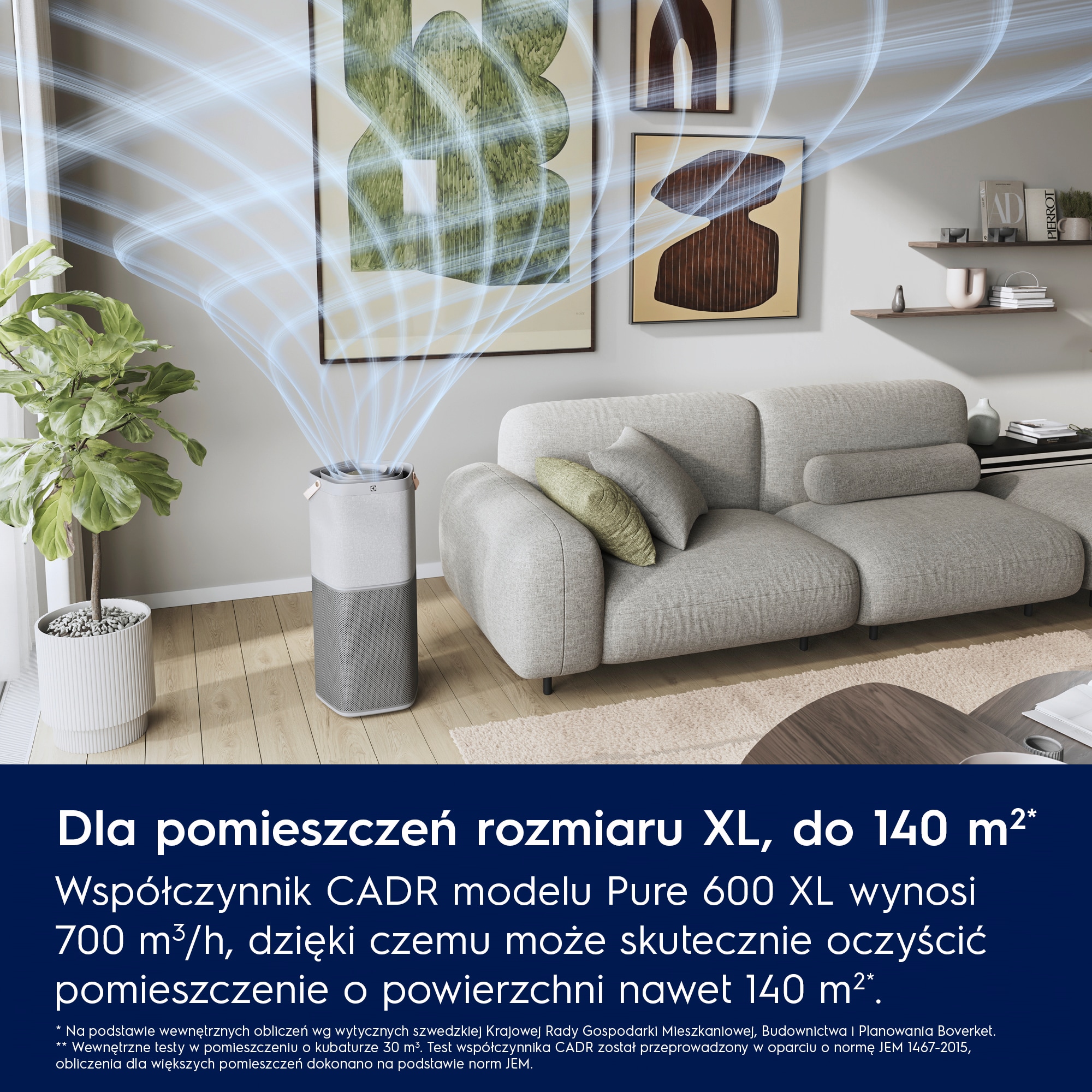 Electrolux - Oczyszczacz powietrza - EPO60771UG