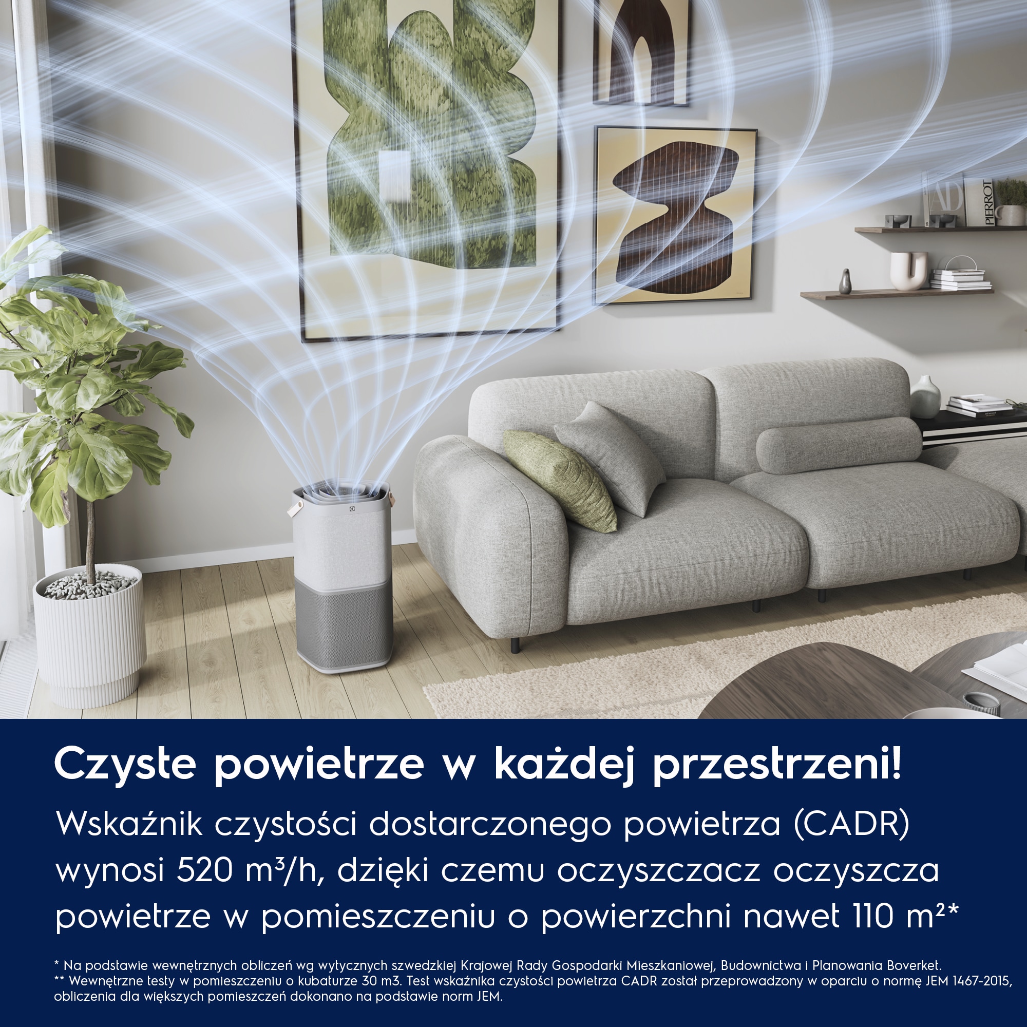 Electrolux - Oczyszczacz powietrza - EPO60571UG