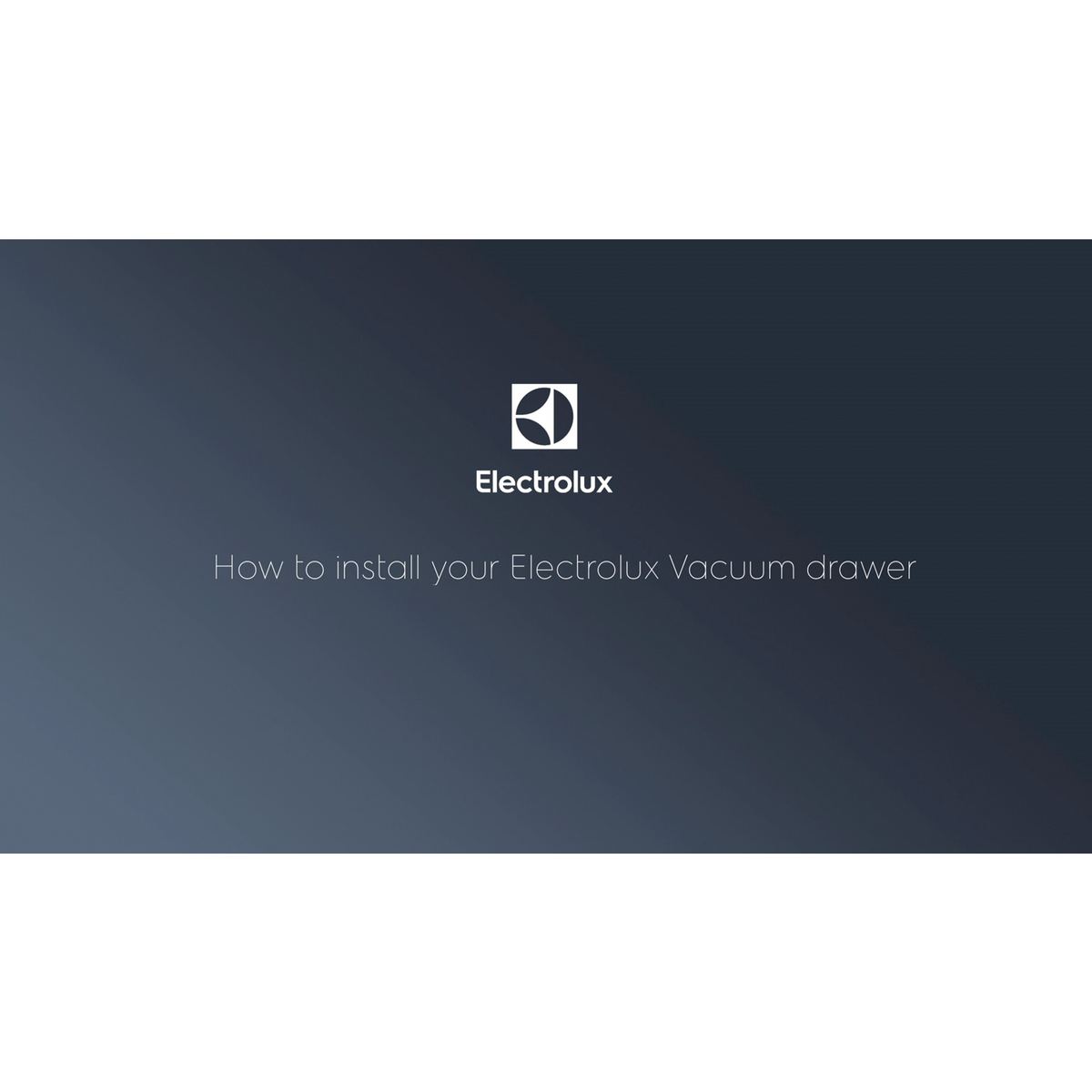 Electrolux - Zintegrowana zgrzewarka próżniowa - KBV4T