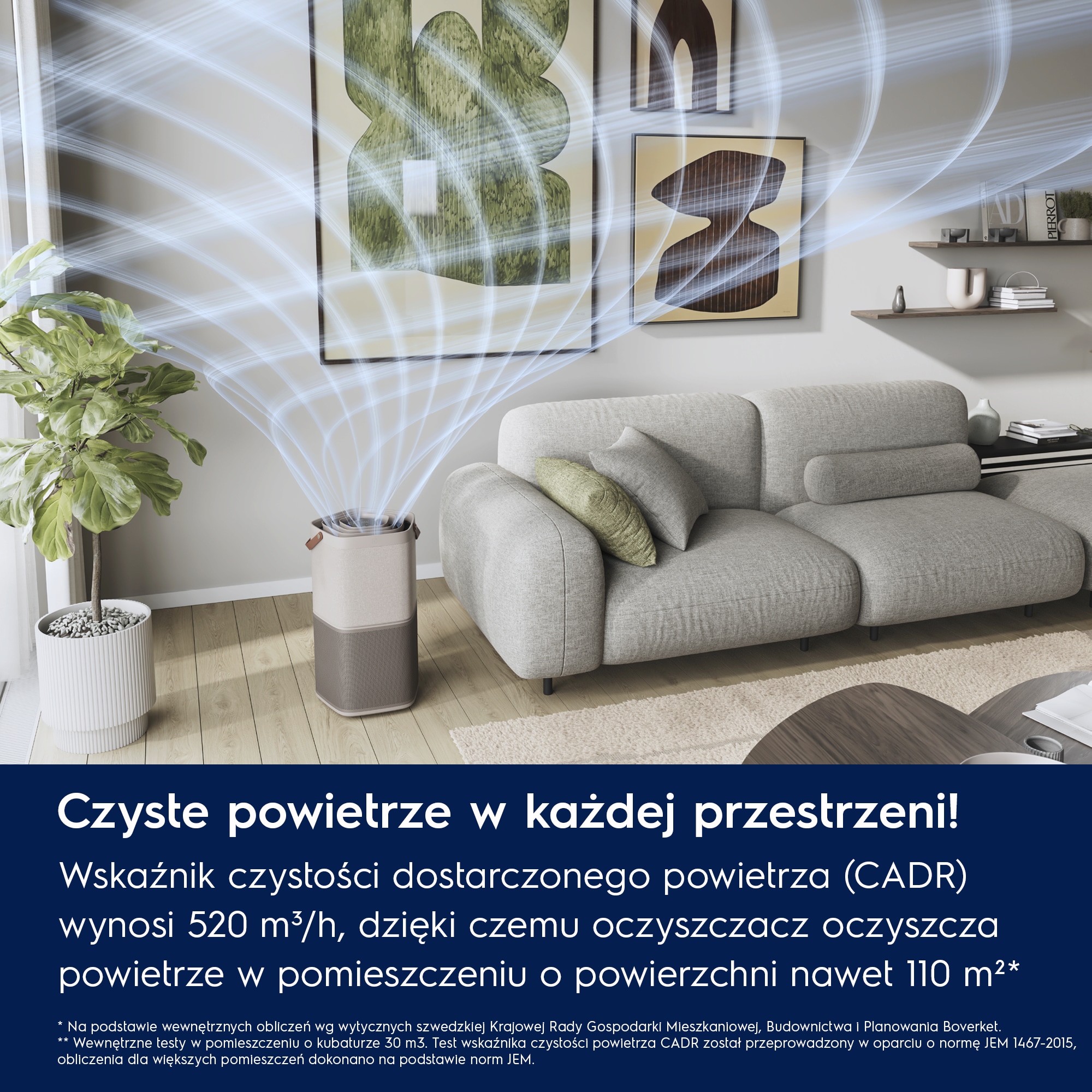 Electrolux - Oczyszczacz powietrza - EPO60571BG