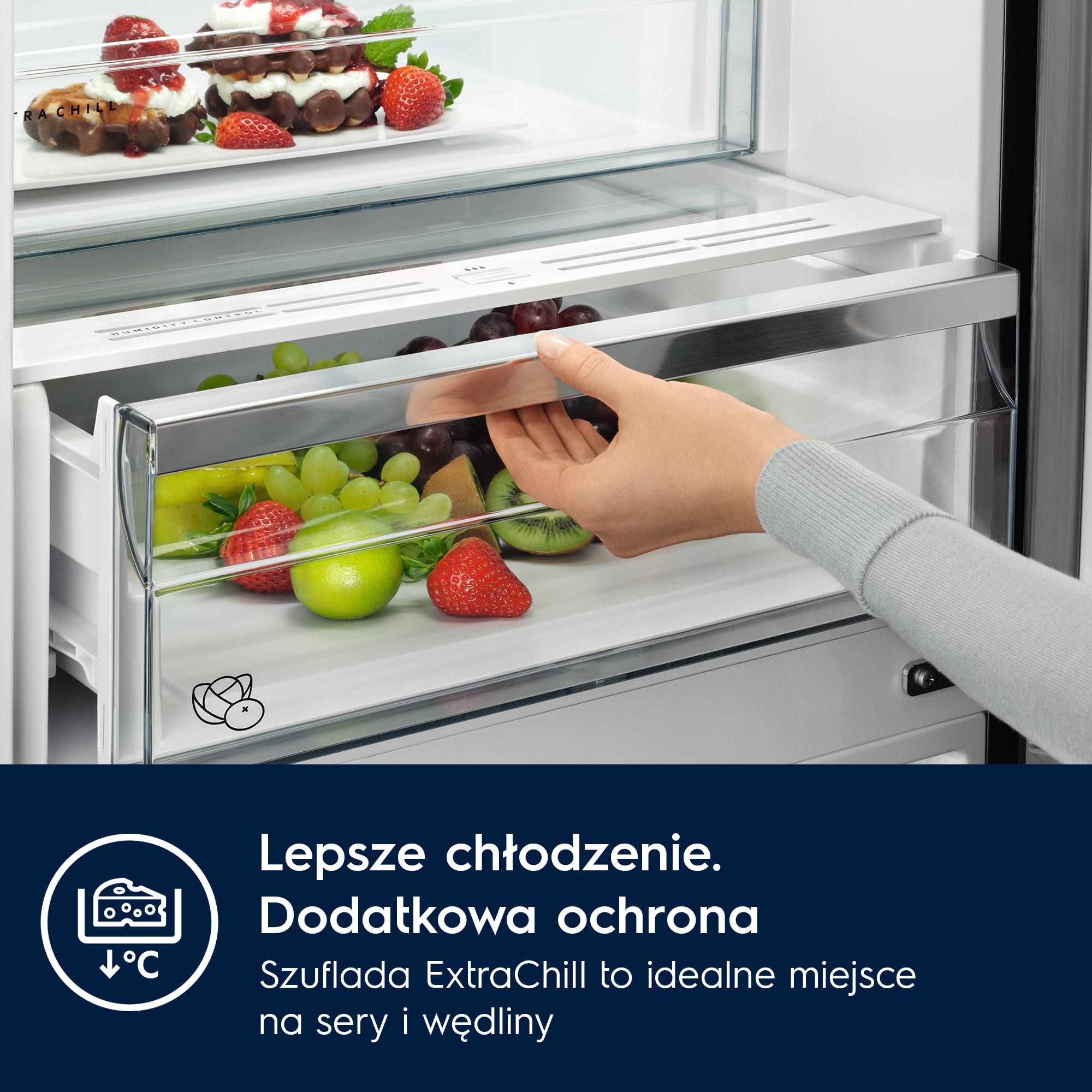 Electrolux - Lodówka do zabudowy - E8MNCD18S