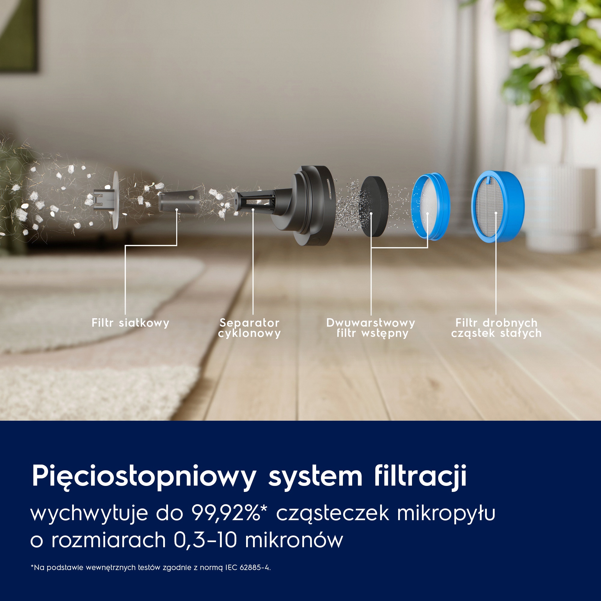 Electrolux - Odkurzacz bezprzewodowy - EP61HB21WU