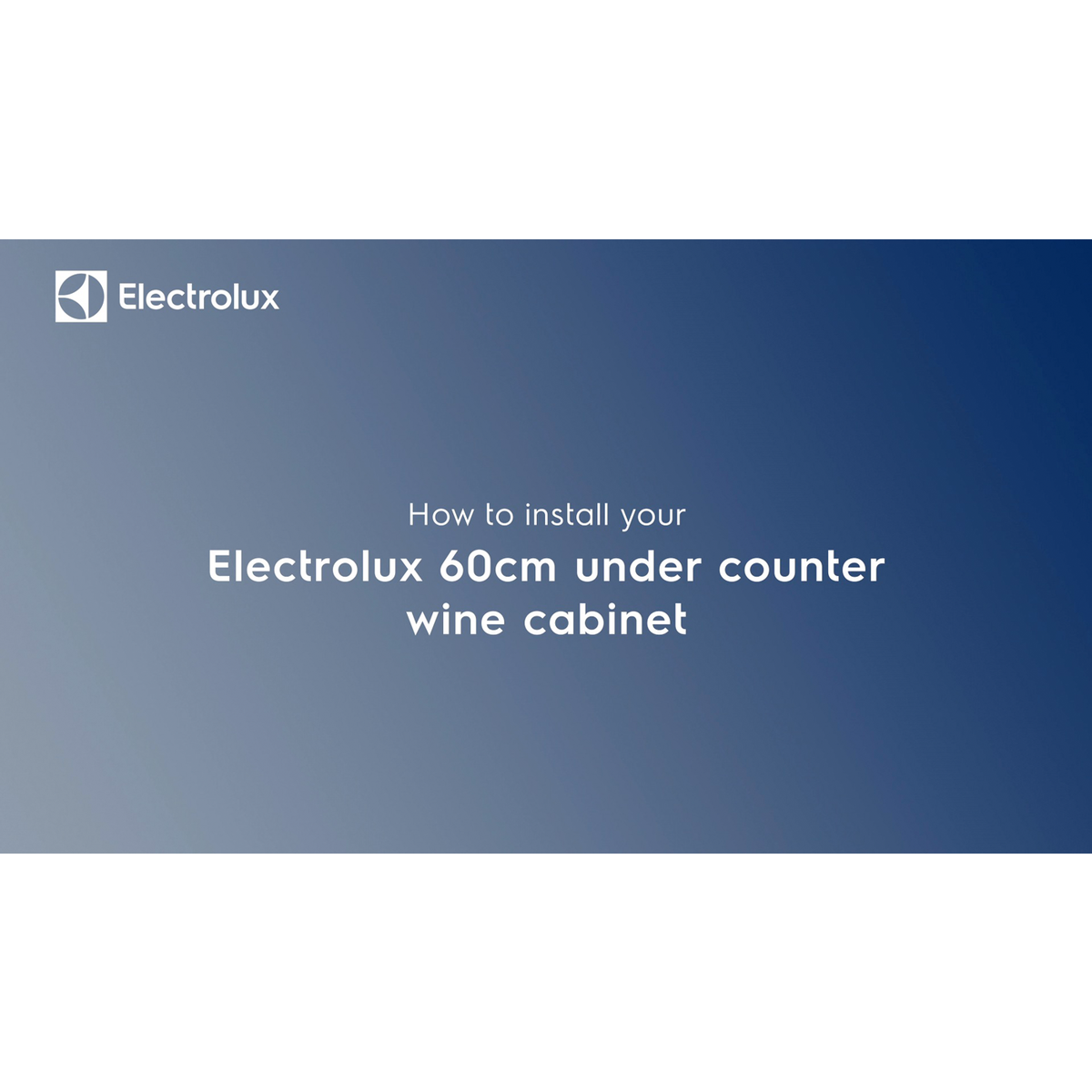 Electrolux - Chłodziarka do wina - EWUS040B8B
