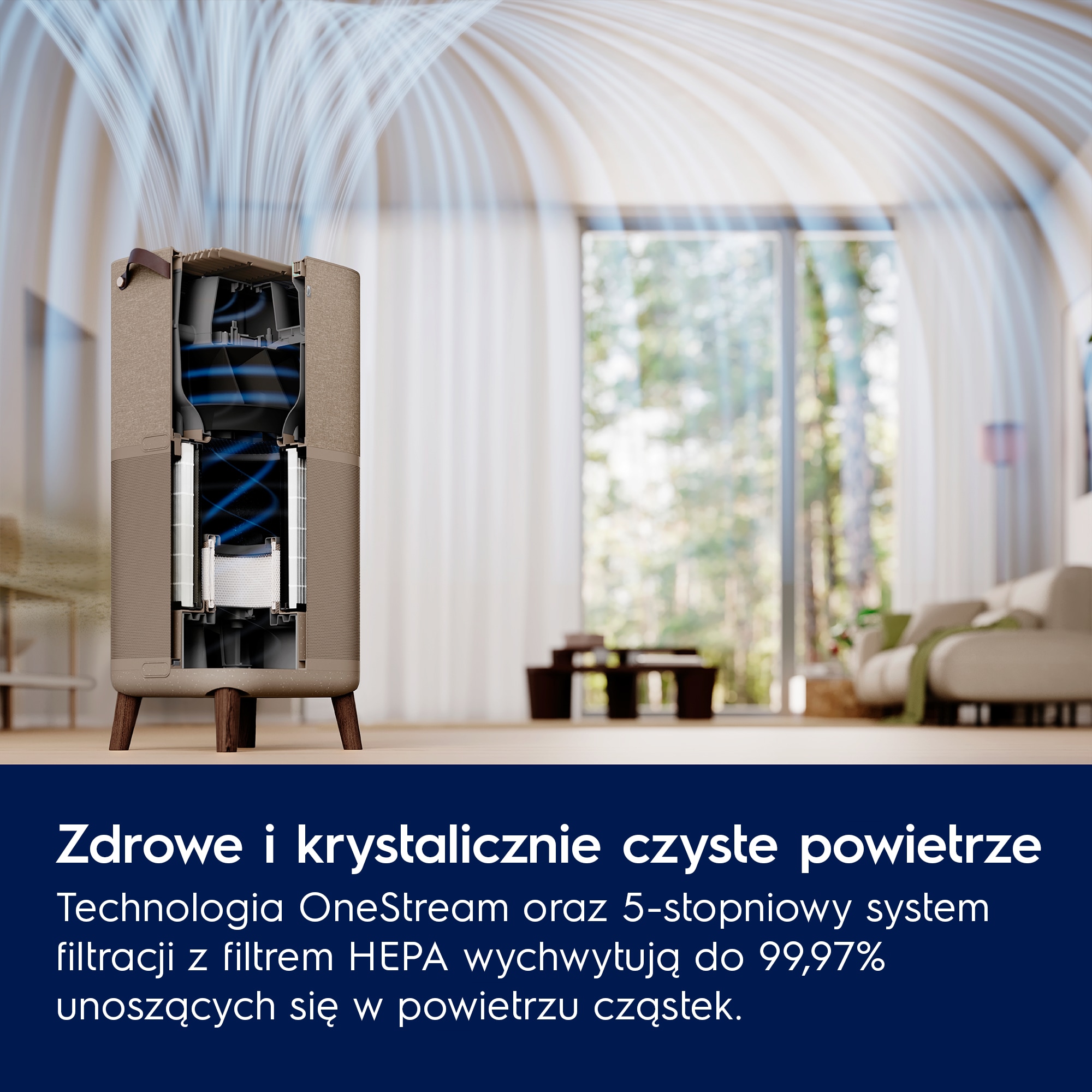 Electrolux - Oczyszczacz powietrza - EPU93171BG